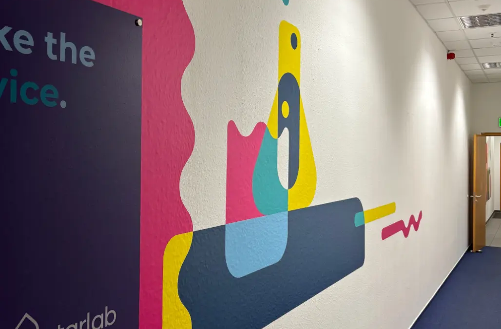 Kreative Wandgestaltung mit Folien